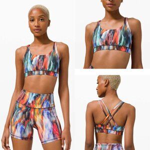 Lululemon Energy Bra Luxtreme B–D Cup In Chroma Fusion Multi Size 6
